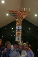 Lego Menorah Chanukah Party Photos